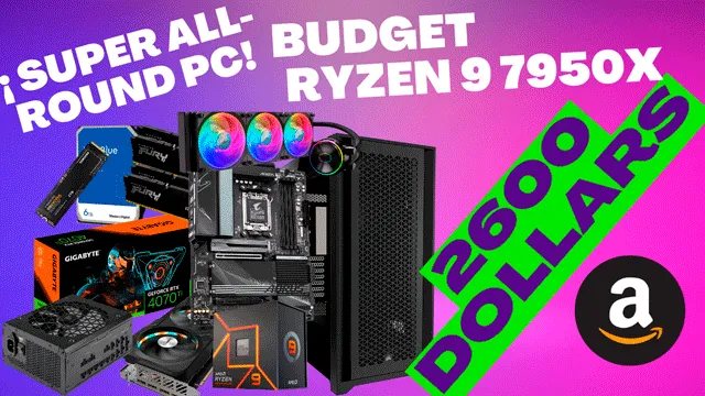 PC RYZEN 9 7950X Comprehensive Budget 2600 USD (2024) PC RYZEN 9 7950X Comprehensive Budget 2600 USD (2024)